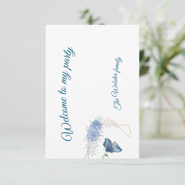 Tarjeta de respuesta (Anverso de pie)