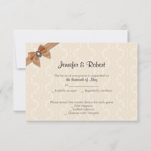 Tarjeta de respuesta al 30 aniversario de Peach Pe (Anverso)