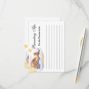 Tarjeta de respuesta Baby Shower.