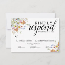 Tarjeta de respuesta Bloom & Bliss