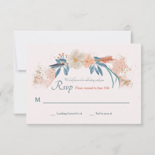 Tarjeta de respuesta Boho Frame RSVP