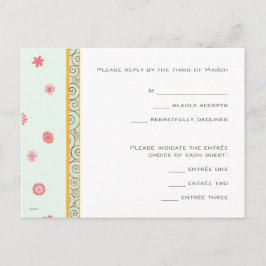 Tarjeta de respuesta caprichosa