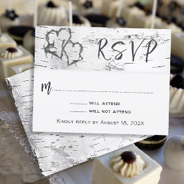 Tarjeta de respuesta cardíaca Boda de la corteza d