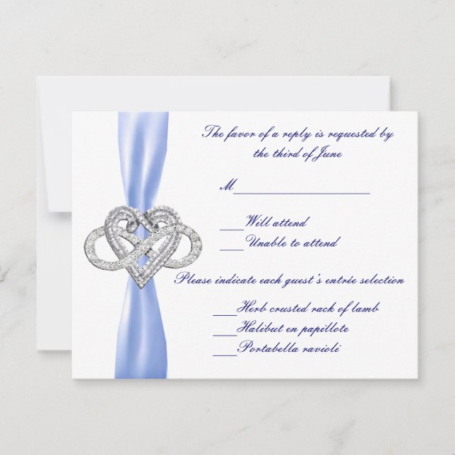 Tarjeta de respuesta cardíaca con infinito azul (Anverso)