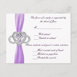 Tarjeta de respuesta cardíaca Purple Infinity