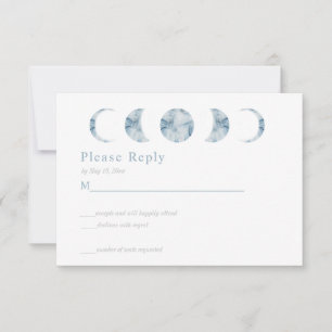 Tarjeta de Respuesta Celestial de Fases Lunares Mi