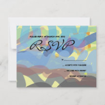 Tarjeta de respuesta de Bat Mitzvah de bar TORAH P