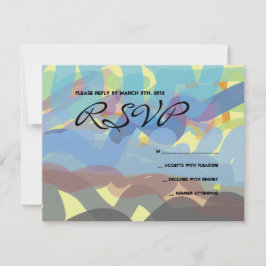 Tarjeta de respuesta de Bat Mitzvah de bar TORAH P