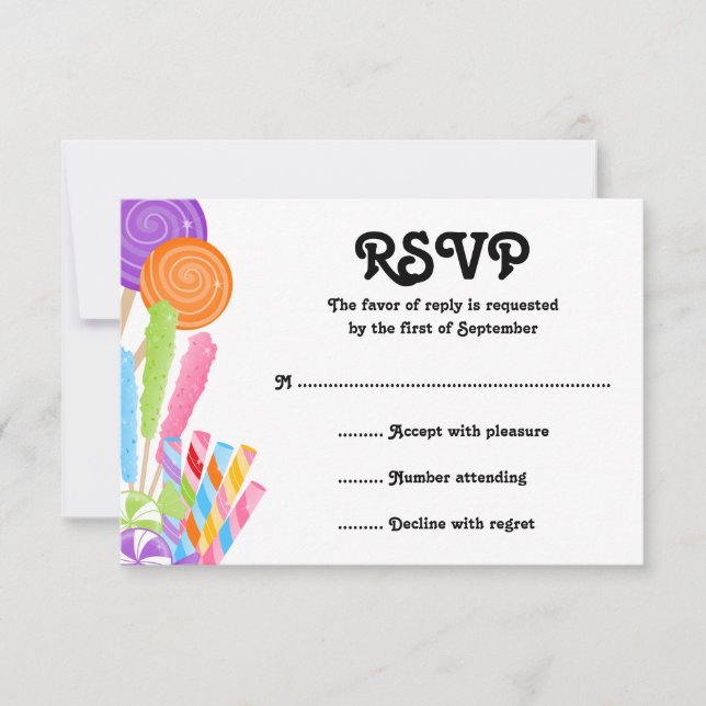Tarjeta de respuesta de Bat Mitzvah para temas de  (Anverso)