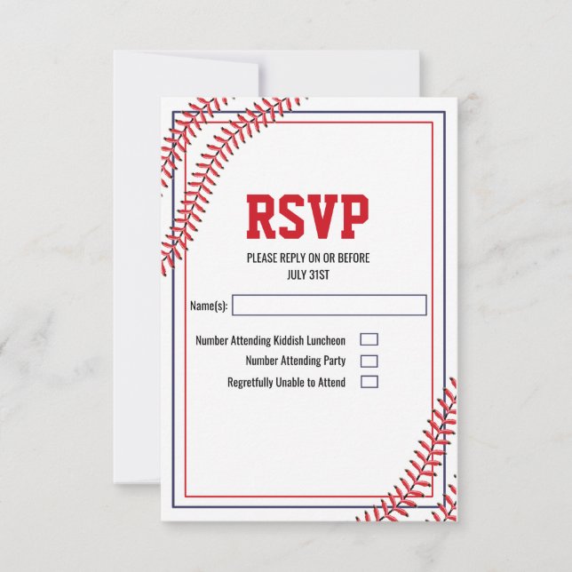 Tarjeta de respuesta de béisbol (Anverso)