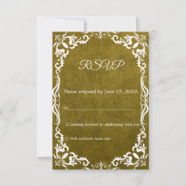 Tarjeta de respuesta de boda con Papel Picado mexi