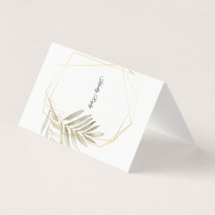 Tarjeta de respuesta de boda elegante con vegetaci