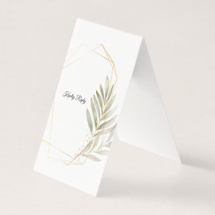 Tarjeta de respuesta de boda elegante con vegetaci