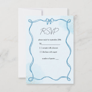 Tarjeta de respuesta de boda floral de terracota r