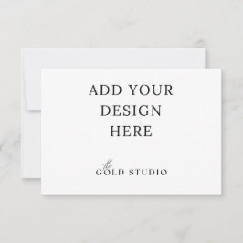 Tarjeta de respuesta de boda Plantilla RSVP (3.5 x
