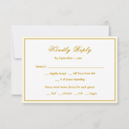 Tarjeta de respuesta de boda RSVP de azulejos