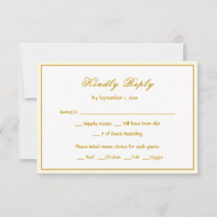 Tarjeta de respuesta de boda RSVP de azulejos