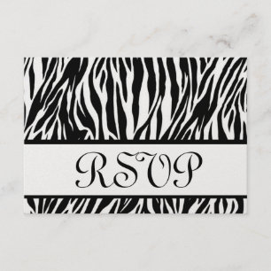 Tarjeta de respuesta de Boda RSVP de impresión de