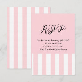 Tarjeta de respuesta de boda, tarjeta de respuesta