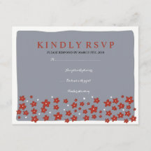 TARJETA DE RESPUESTA DE BODAS JUDÍAS UNDER THE CHU