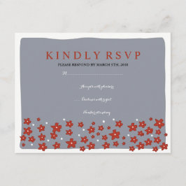 TARJETA DE RESPUESTA DE BODAS JUDÍAS UNDER THE CHU