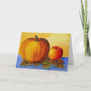 Tarjeta de respuesta de Calabaza y Nueces