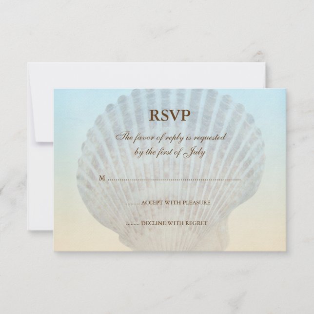 Tarjeta de respuesta de casamiento de casamiento e (Anverso)