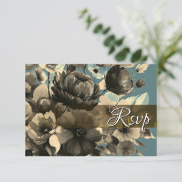 Tarjeta de respuesta de código QR Sage Bouquet RSV