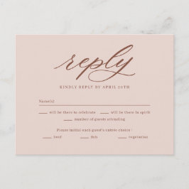 Tarjeta de respuesta de confirmación de asistencia