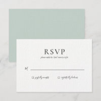 Tarjeta de respuesta de confirmación de boda