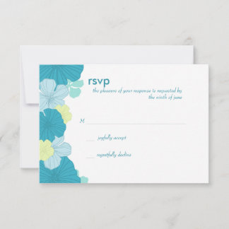 Tarjeta de respuesta de confirmación de boda // Tr