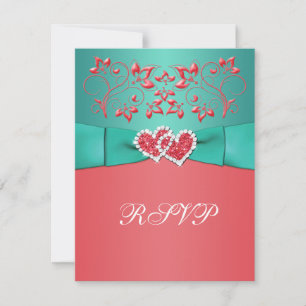 Tarjeta de respuesta de Corazones Unidos Floral Co