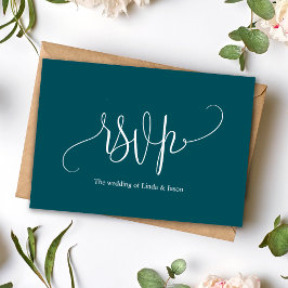 Tarjeta de Respuesta de Elección de Comida de Boda