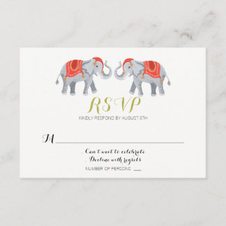 tarjeta de respuesta de elefante