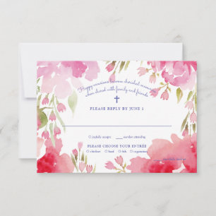 Tarjeta de respuesta de follaje bendito