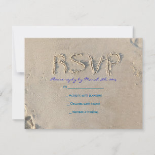 Tarjeta de respuesta de invitación a Bat Mitzvah B