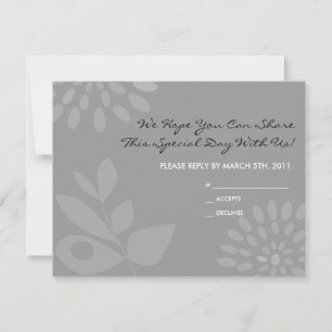 TARJETA DE RESPUESTA DE Invitación a la Boda de Am