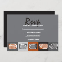 Tarjeta de respuesta de invitación a Mitzvah Bar L