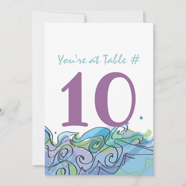 Tarjeta de respuesta de invitación Bat Mitzvah de  (Anverso)