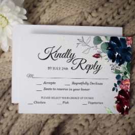 Tarjeta de respuesta de la celebración de verano c