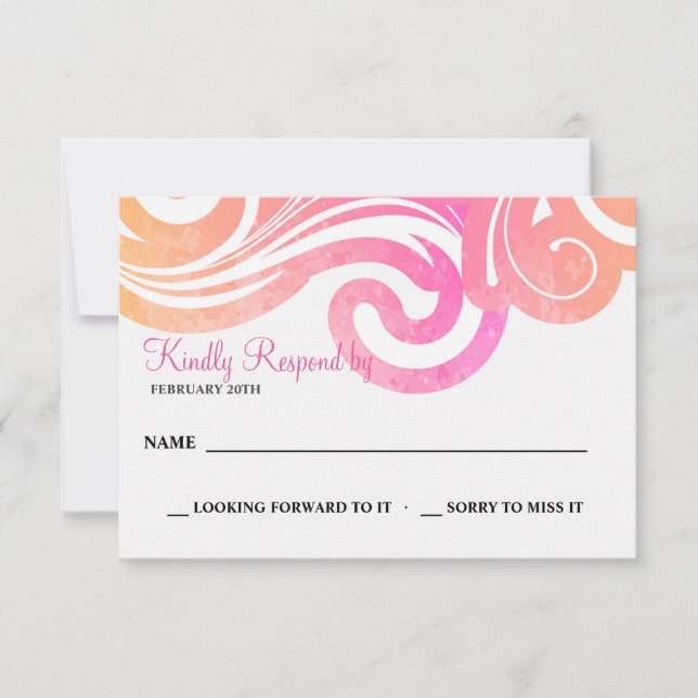Tarjeta de respuesta de olas (Anverso)