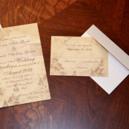 Tarjeta de respuesta de país de vintage