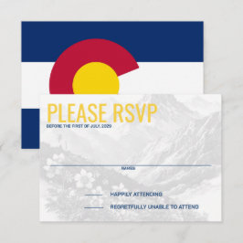 Tarjeta de respuesta de pareja de Colorado