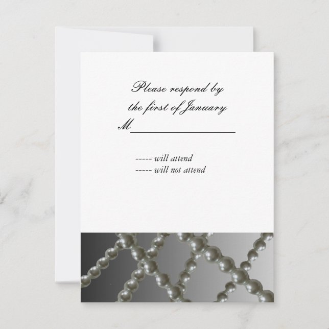 Tarjeta de respuesta de perlas clásicas (Anverso)