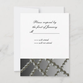 Tarjeta de respuesta de perlas clásicas