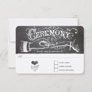 Tarjeta de Respuesta de Pizarra de Ceremonia