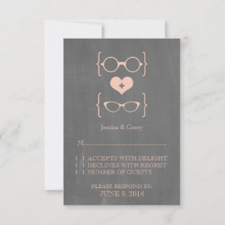 Tarjeta de respuesta de pizarra de vidrio Geeky Pe