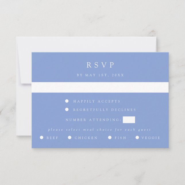 Tarjeta de respuesta de RSVP de boda con coordenad (Anverso)