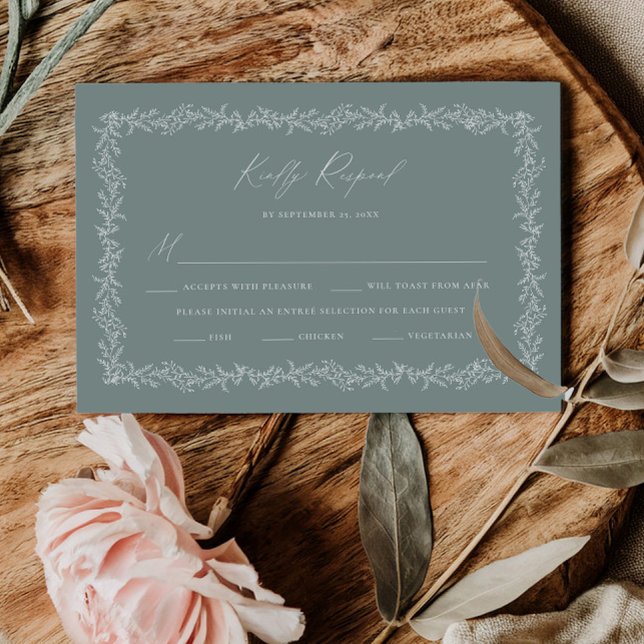 Tarjeta de respuesta de RSVP de invitación de boda (Subido por el creador)