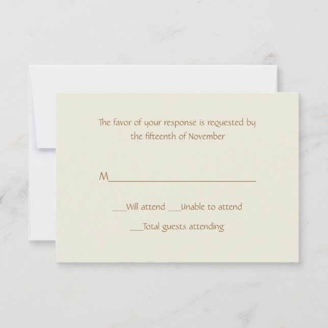 Tarjeta de respuesta de Sand para todos los fines (Anverso)